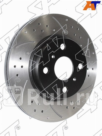 Комплект дисков тормозных передний перфорированные toyota corolla spacio ae11#, levin marinotrueno g SAT ST-43512-12390PF  для Разные, SAT, ST-43512-12390PF