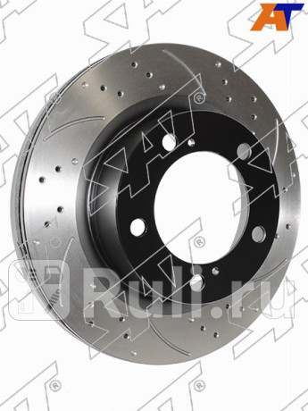 Комплект дисков тормозных передний перфорированные toyota lcr200   lexus lx570 07-15 SAT ST-43512-60180PF  для Разные, SAT, ST-43512-60180PF