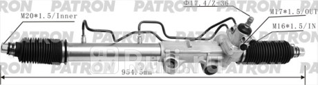 Рейка рулевая гидравлическая toyota: land cruiser 90 1996-08 PATRON PSG3211  для Разные, PATRON, PSG3211