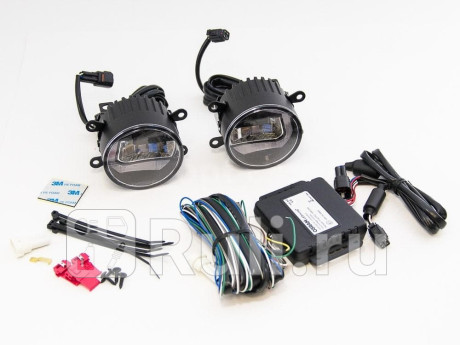 LEDFOG101 - Светодиодные противотуманные фары с дхо (комплект) (OSRAM) Ford Fiesta 6 (2008-) для Ford Fiesta mk6 (2008-2019), OSRAM, LEDFOG101