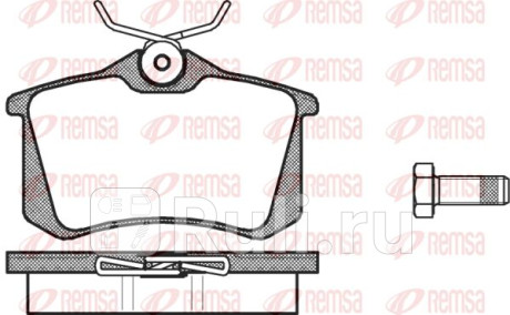 0263.00 - Колодки тормозные дисковые задние (REMSA) Seat Leon (1999-2006) для Seat Leon (1999-2006), REMSA, 0263.00